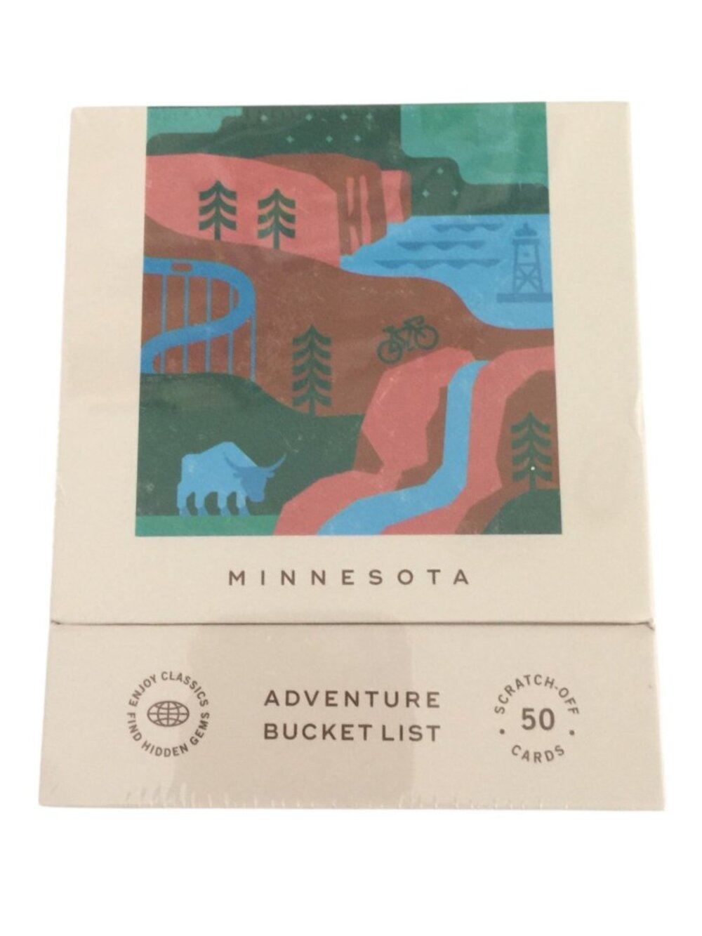 Adventure Bucket List MINNESOTA 50 Scratch Off Cards by RIO
